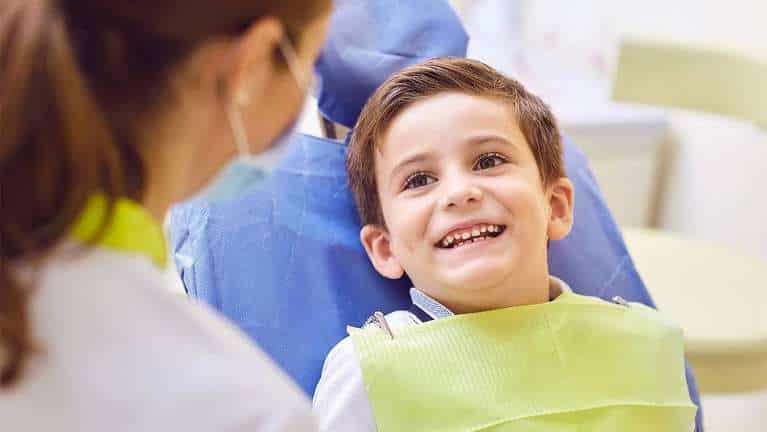 Kid during dental checkup in Phinney Ridge Dental